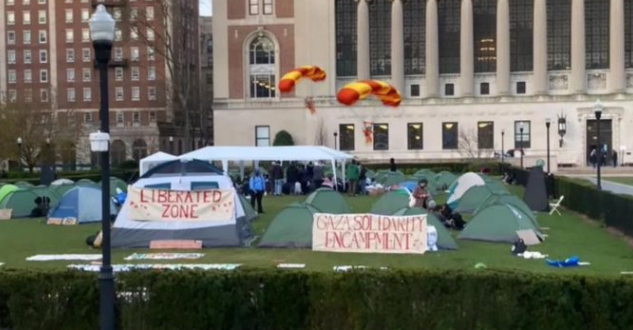 Estudiantes de Columbia levantan campamento de solidaridad con Gaza en protesta contra Israel