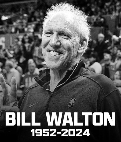 Fallece Bill Walton, miembro del salón de la fama de la NBA