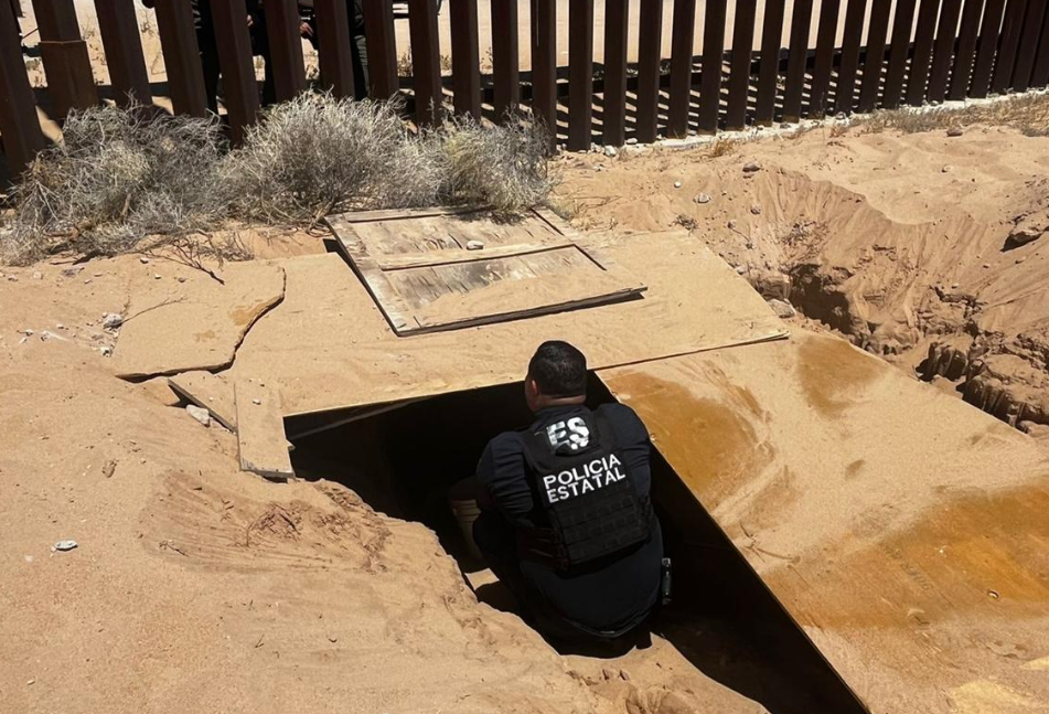 Descubren nueva ruta desde México a EE.UU. bajo el muro fronterizo