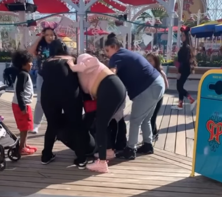 Escándalo en Disneyland: Pelea entre mujeres se vuelve viral