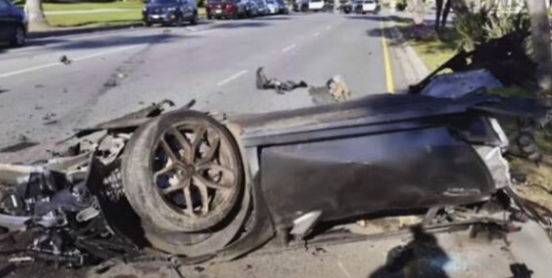 Hombre fallece tras accidente en Lamborghini robado