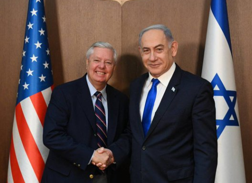 Senador Lindsey Graham se reúne con primer ministro israelí Benjamín Netanyahu