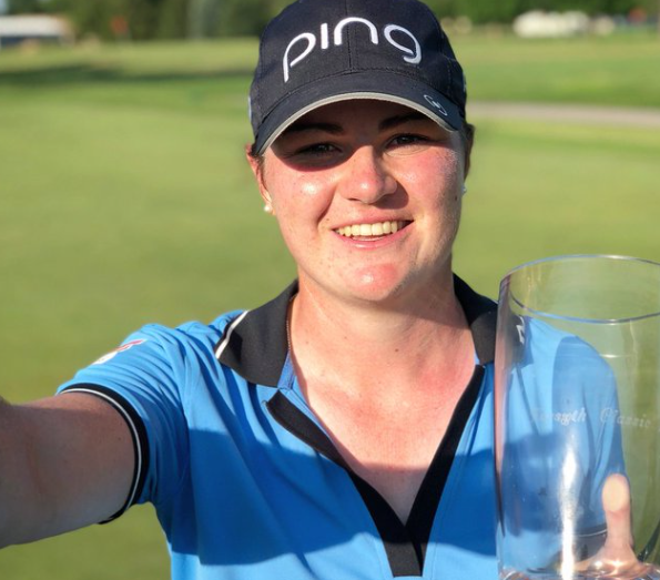 Golfista Isi Gabsa clavó un pájaro en el Abierto Femenino de Estados Unidos