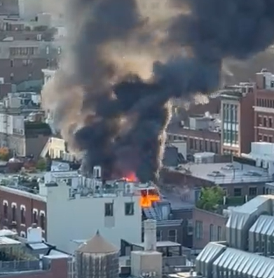 ALERTA: Arde edificio en barrio Soho de Manhattan