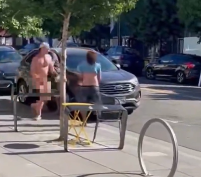 Nudistas de San Francisco salvan a turista brasileño de ataque con soplete