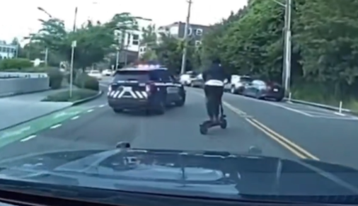 Policía de Seattle arresta a hombre tras persecución en scooter