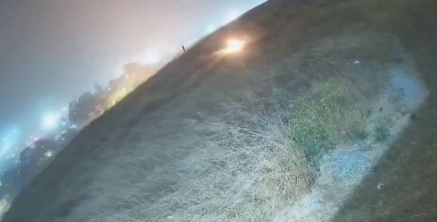 Fuegos artificiales provocan incendio en parque de San Francisco