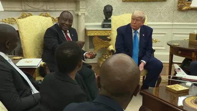 Trump confronta a Ramaphosa con acusaciones controvertidas sobre Sudáfrica
